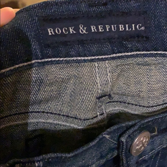 Blue Wide Leg Jeans - Picture 5 of 5